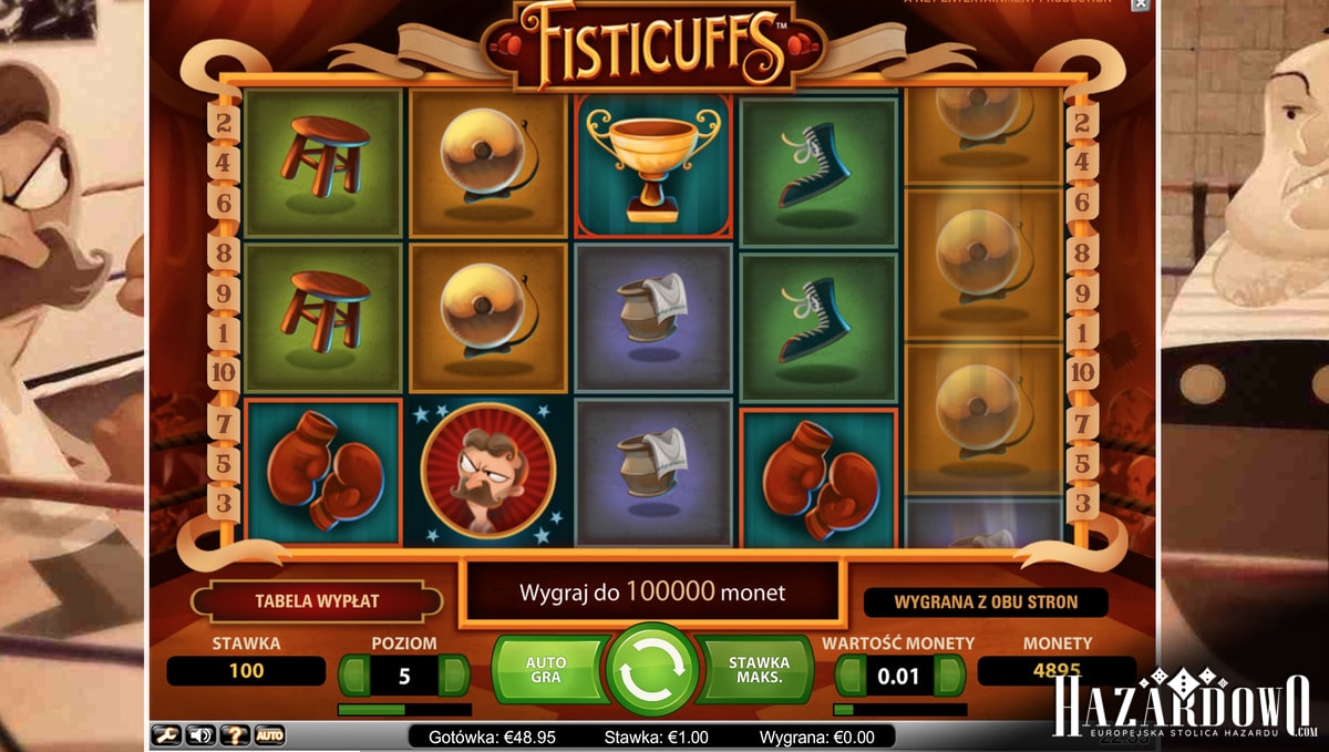 Fisticuffs - recenzja automatu do gry w portalu Hazardowo.com