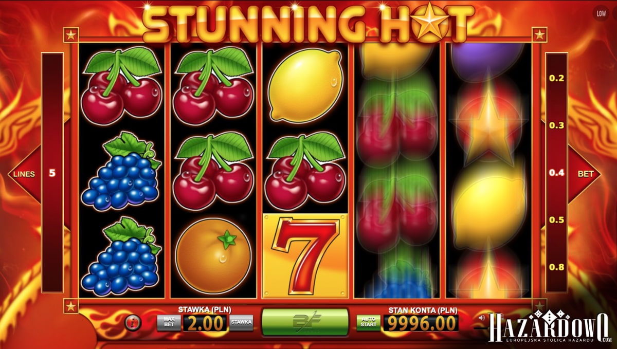 Stunning Hot - recenzja automatu do gry online | Hazardowo.com