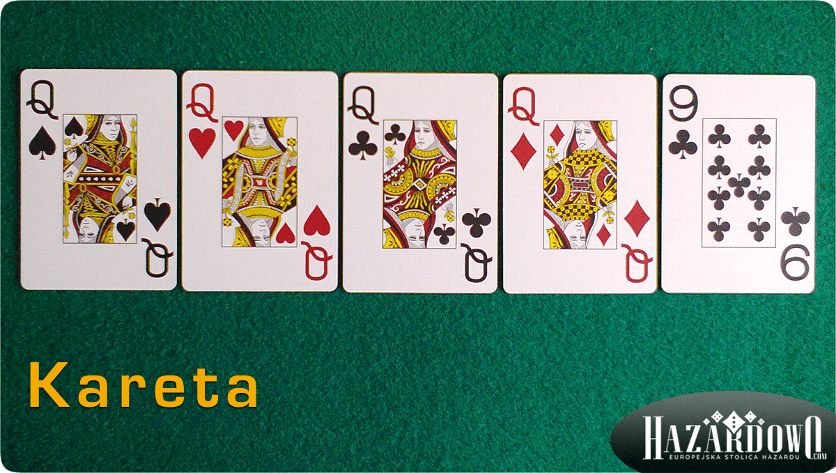 Układy w Pokerze - Kareta - Hazardowo.com
