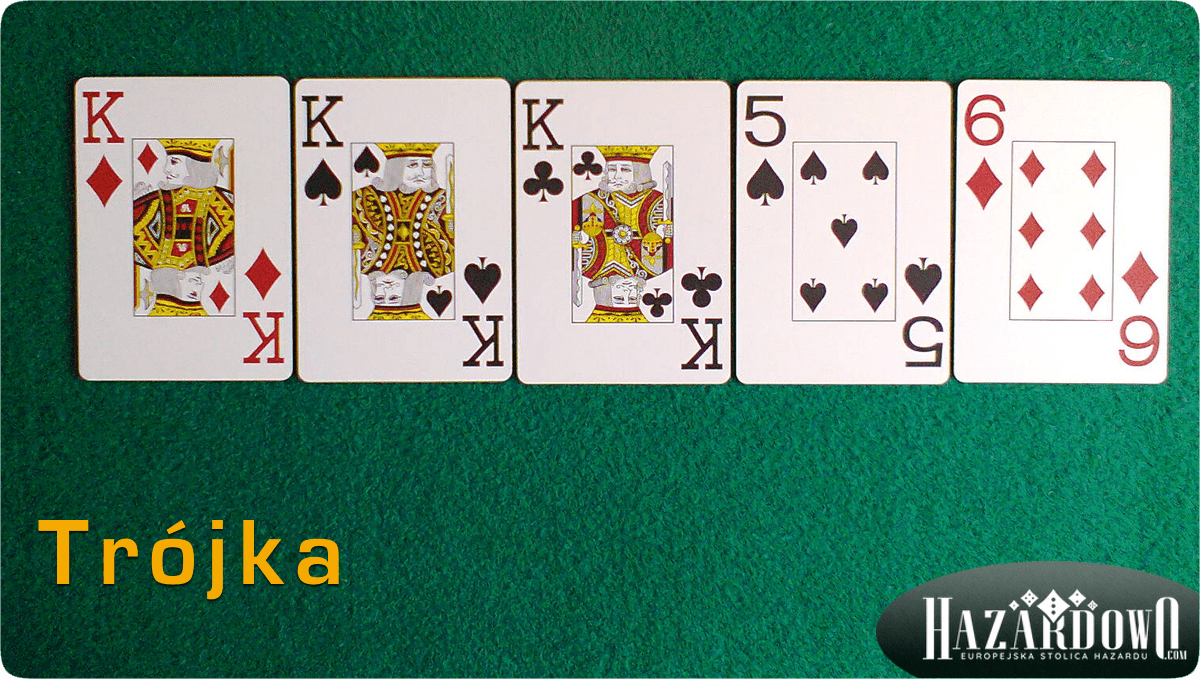 Układy w Pokerze - Trójka - Hazardowo.com